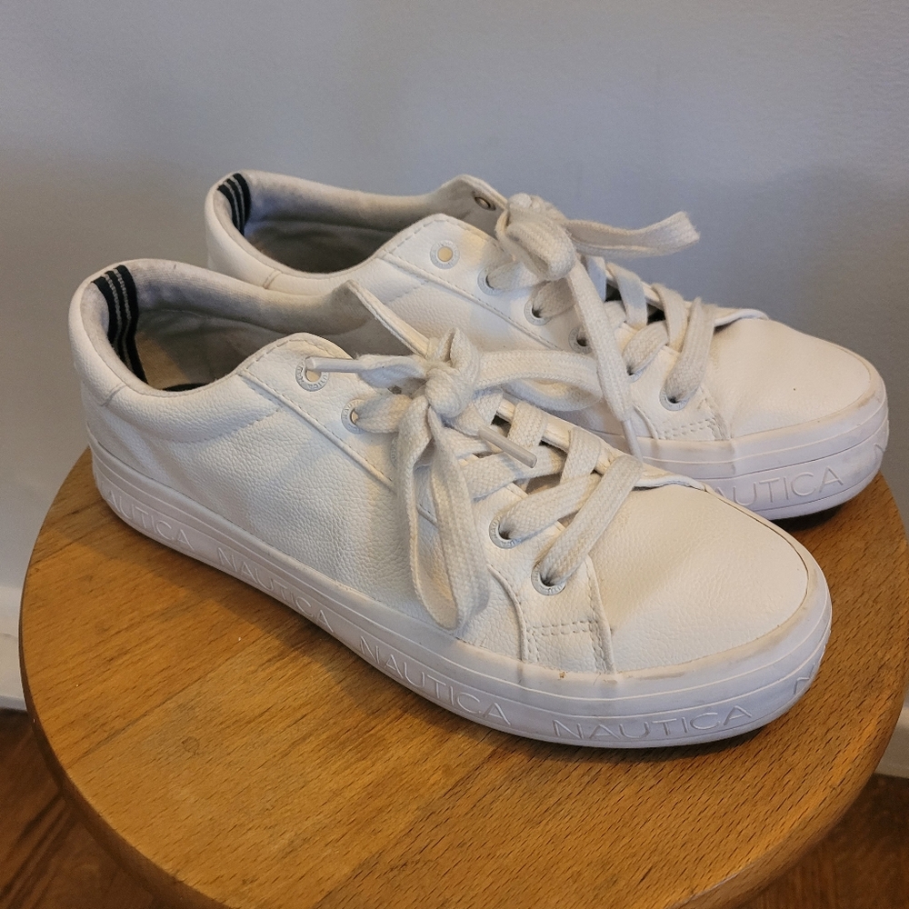 Nautica women's white sneaker